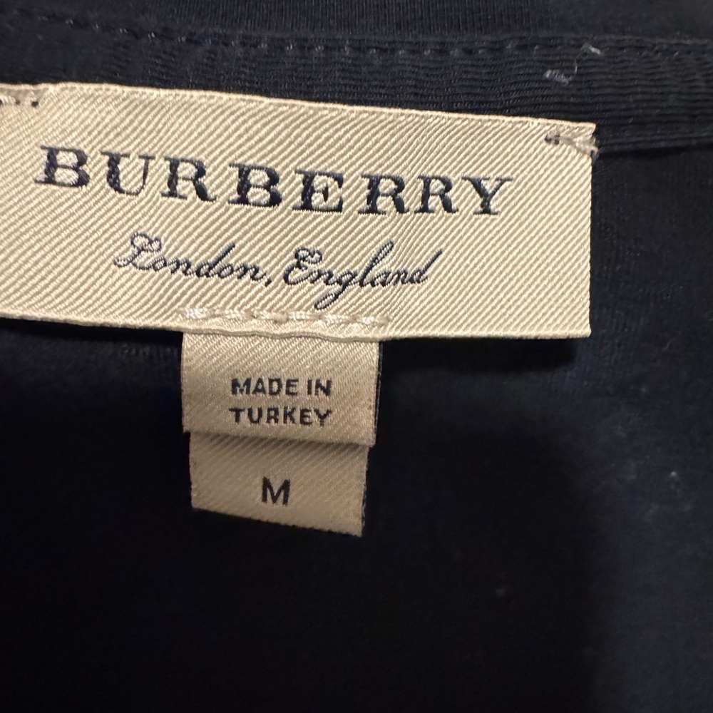 Burberry Black Cotton Blend Top